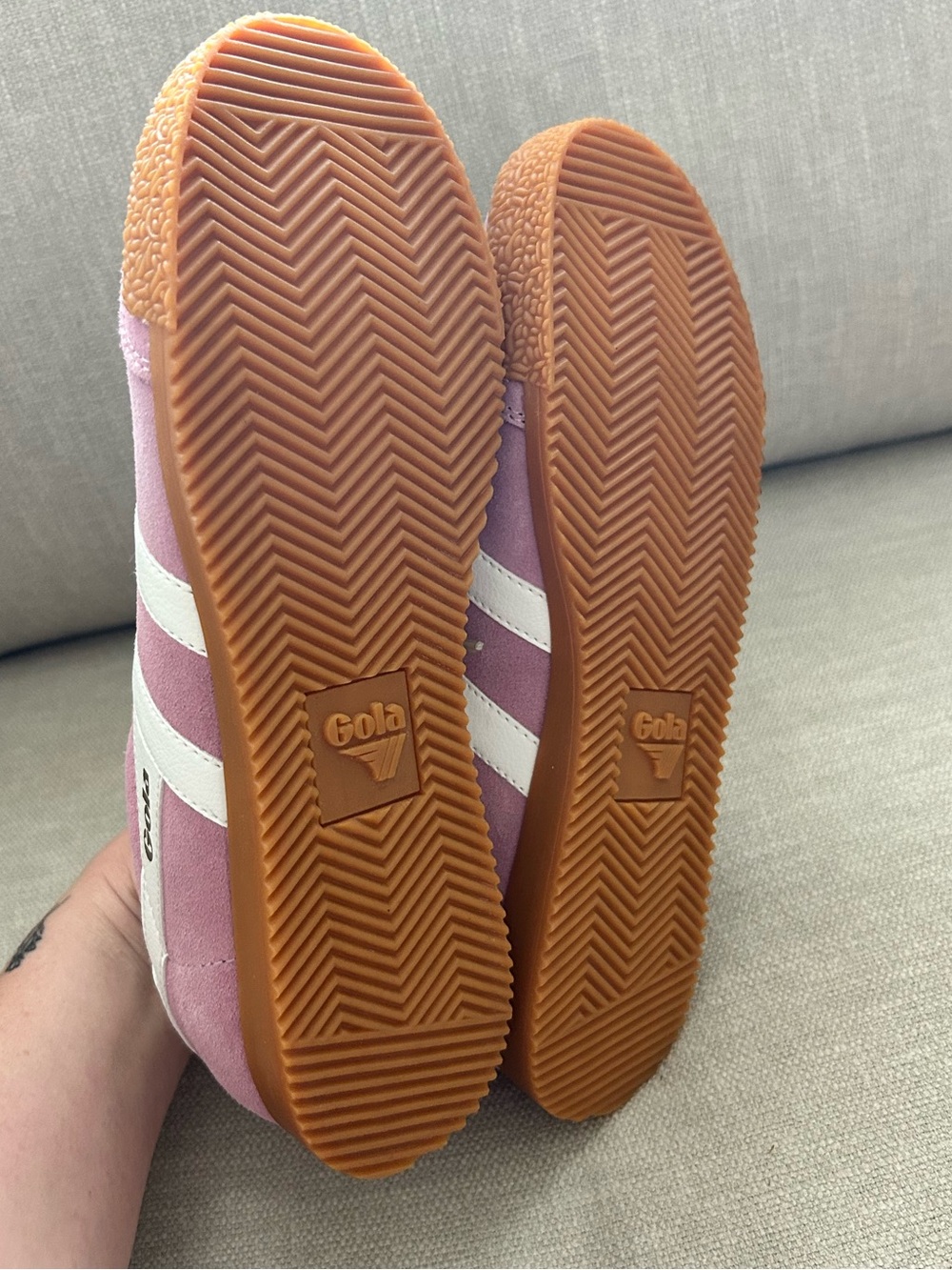 New Gola Elan Sneakers Pink - Picture 4 of 5